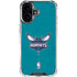 NBA Charlotte Hornets Distressed iPhone 16 Clear Case